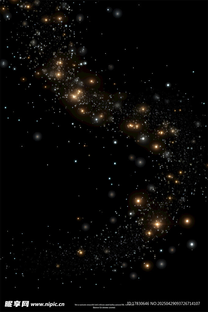 梦幻星空粒子特效背景