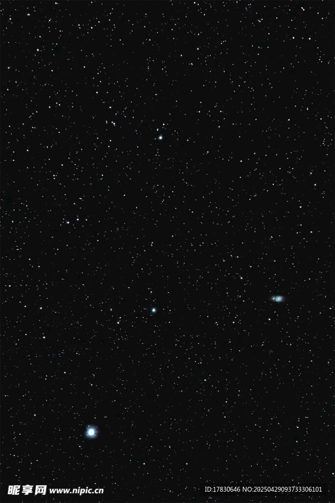 夜空中闪烁的点点繁星