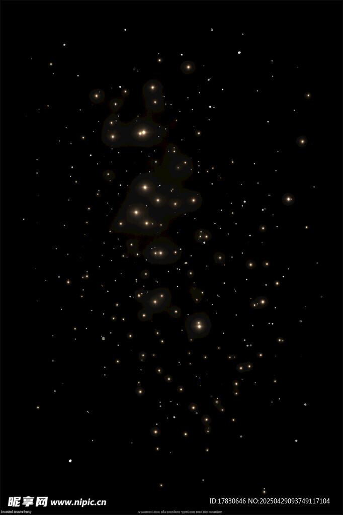 璀璨星空下的闪烁繁星