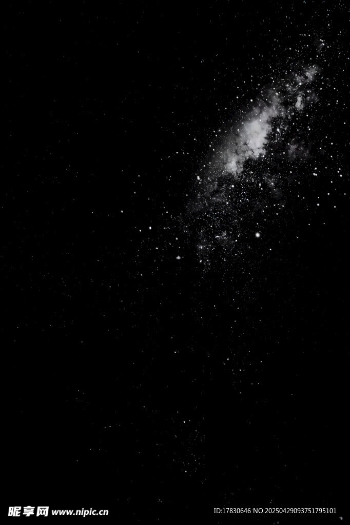 夜空中的璀璨星群