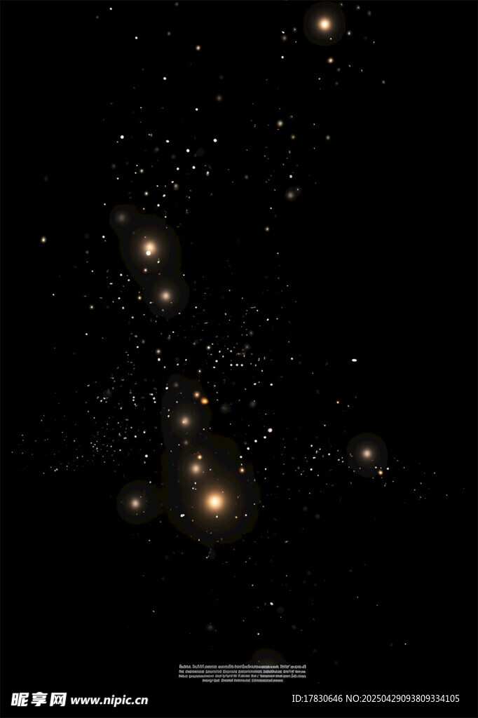深邃星空下的璀璨星群