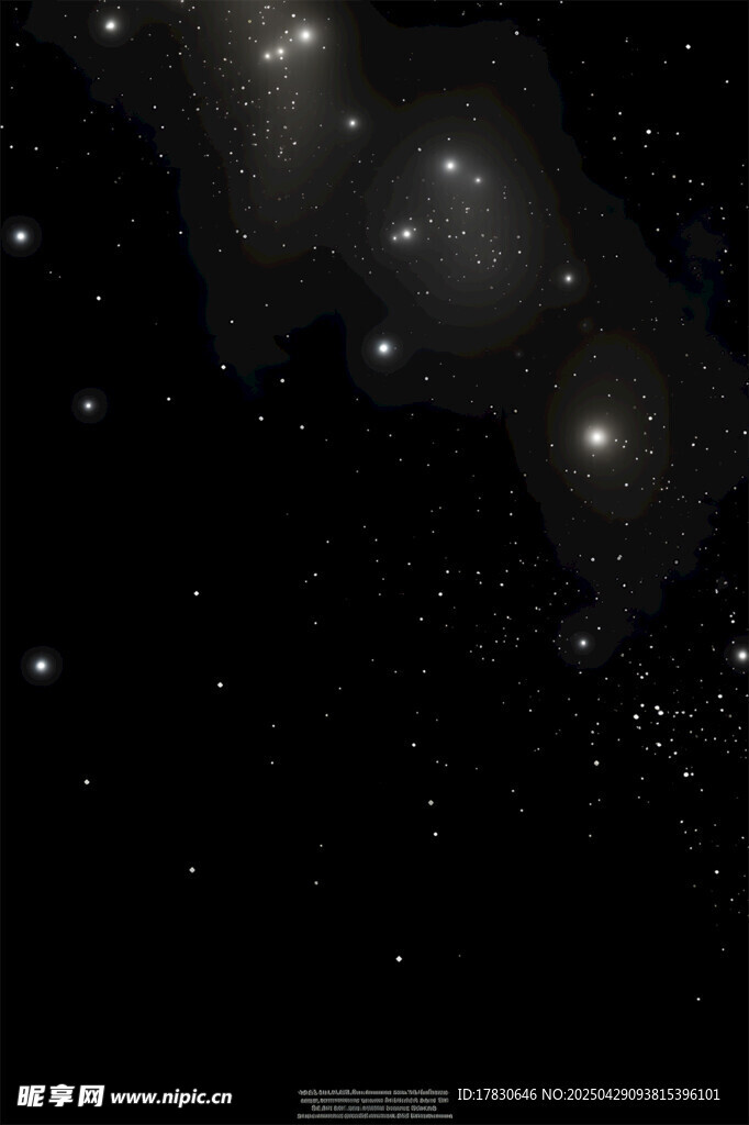 深邃星空下的璀璨繁星