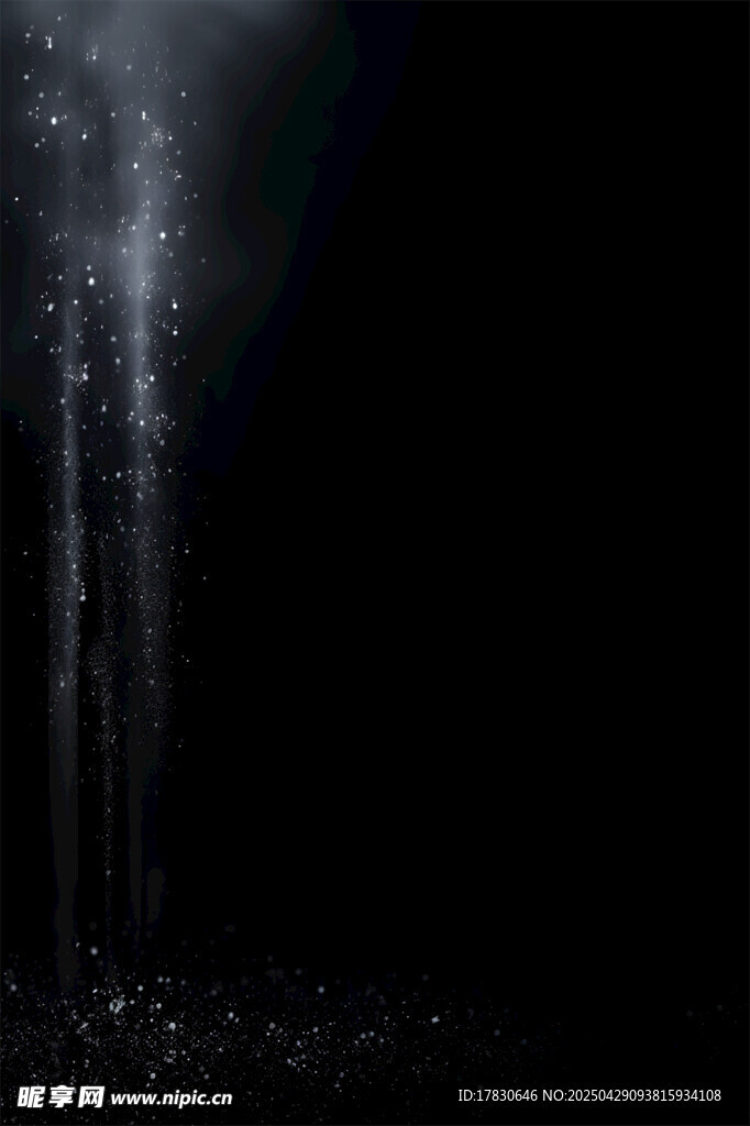 黑暗中洒落的神秘光线