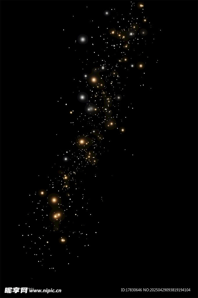 璀璨星空下的闪烁繁星
