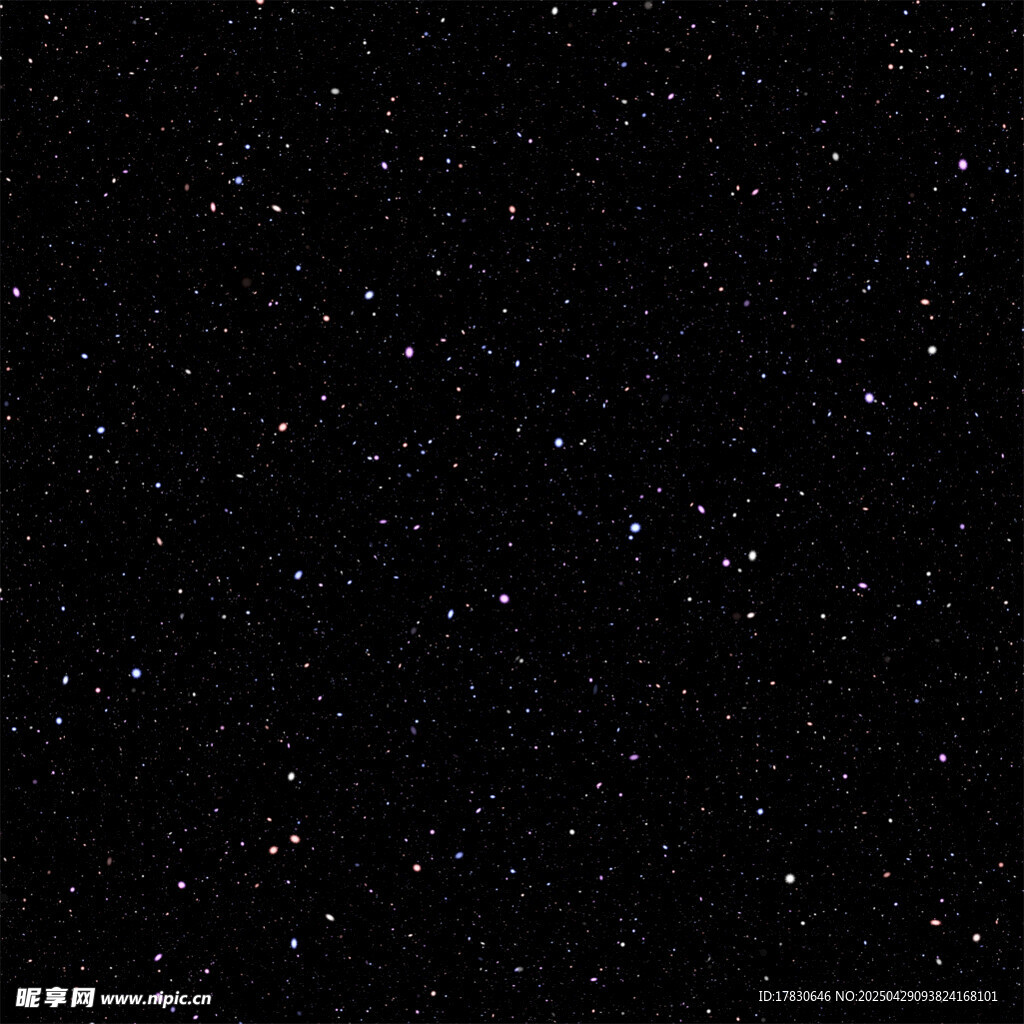 璀璨星空夜景图