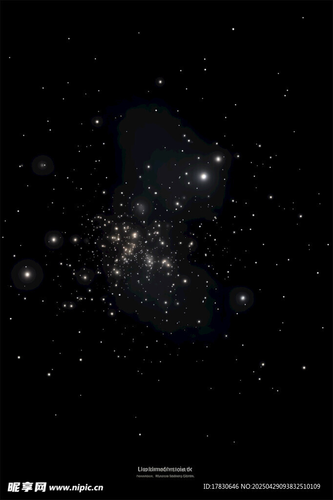 璀璨星空下的宇宙景象