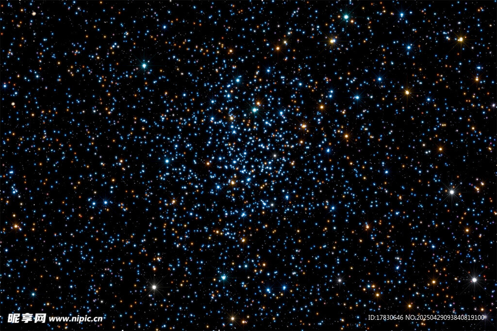 璀璨星空下的神秘星团