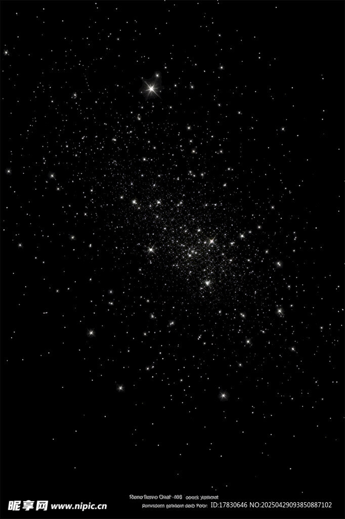 浩瀚星空下的璀璨繁星