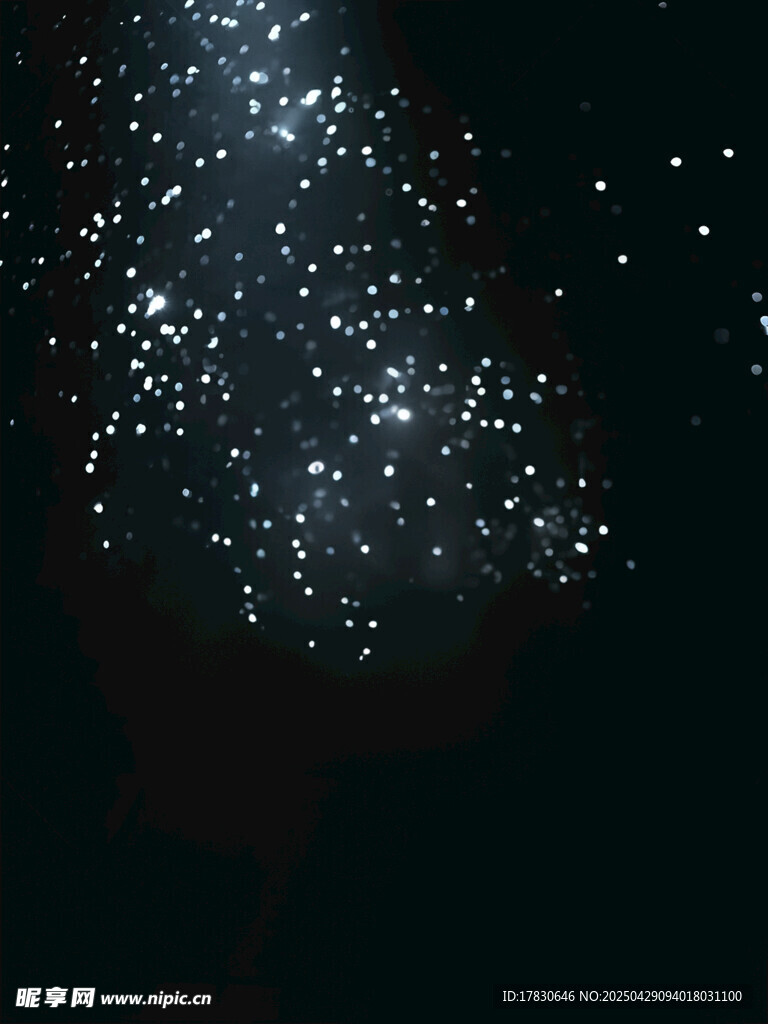 夜空中闪烁的璀璨繁星