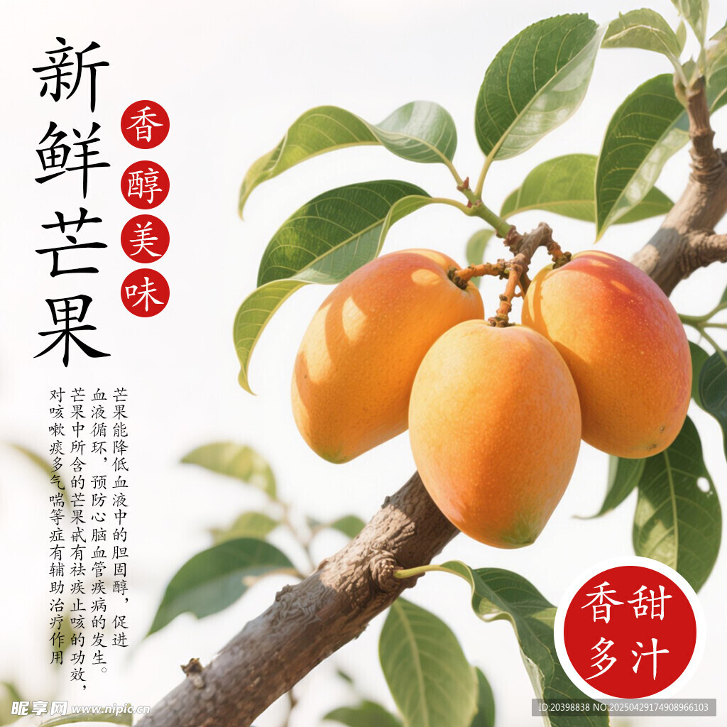 芒果主图模版