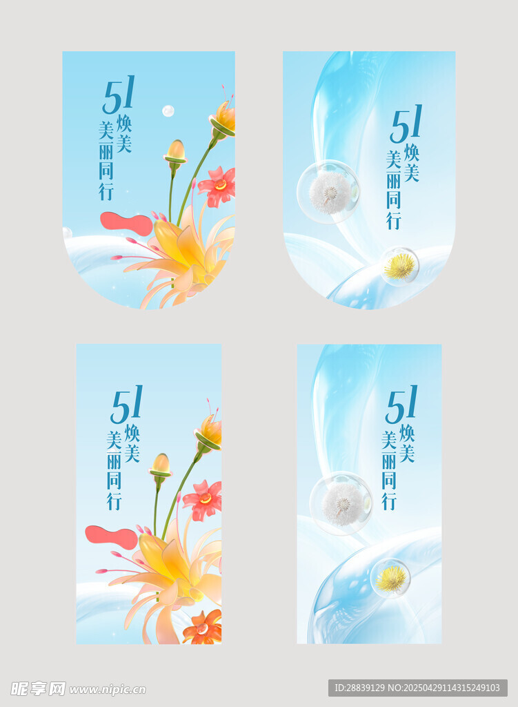 夏日花卉 