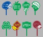 花草异形牌
