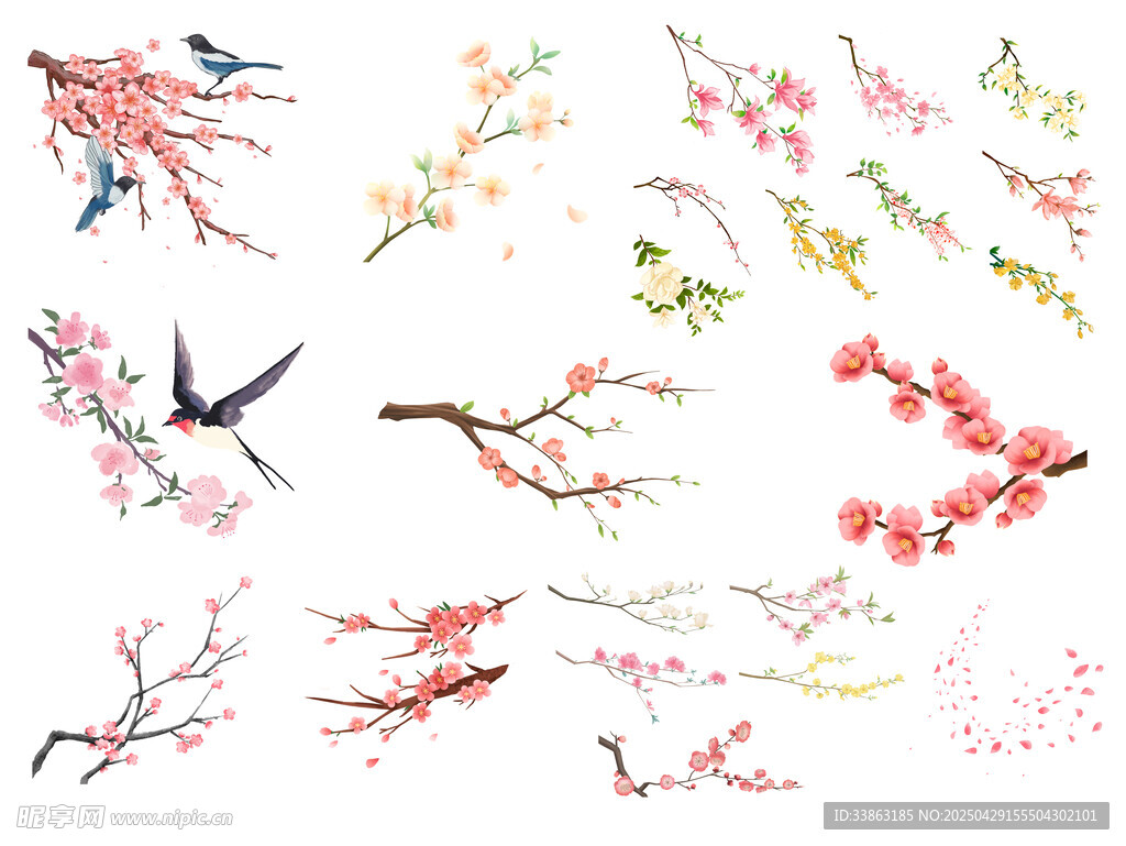 插画花素材
