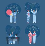 情侣浪漫夜晚互动场景