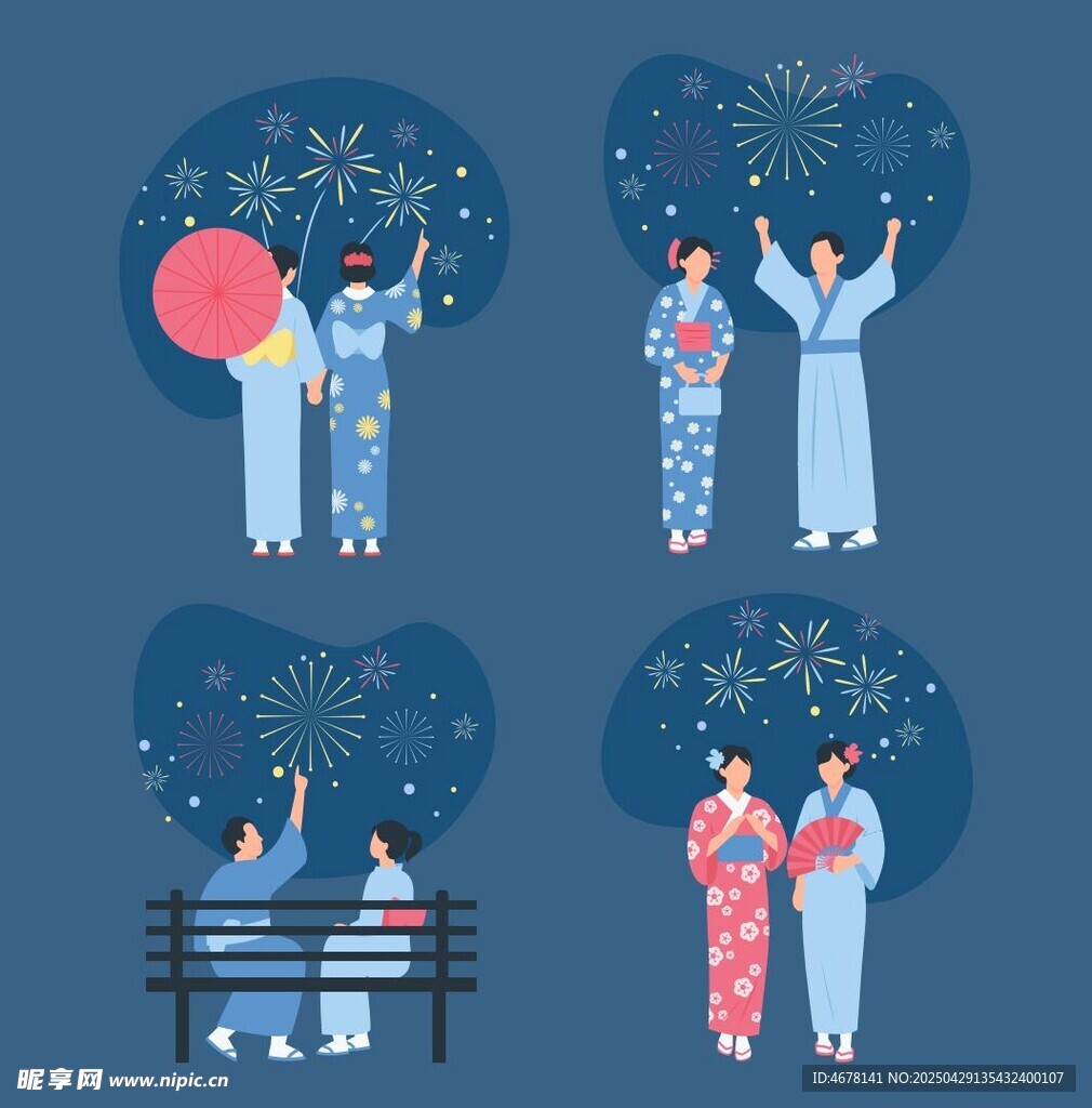 情侣浪漫夜晚互动场景