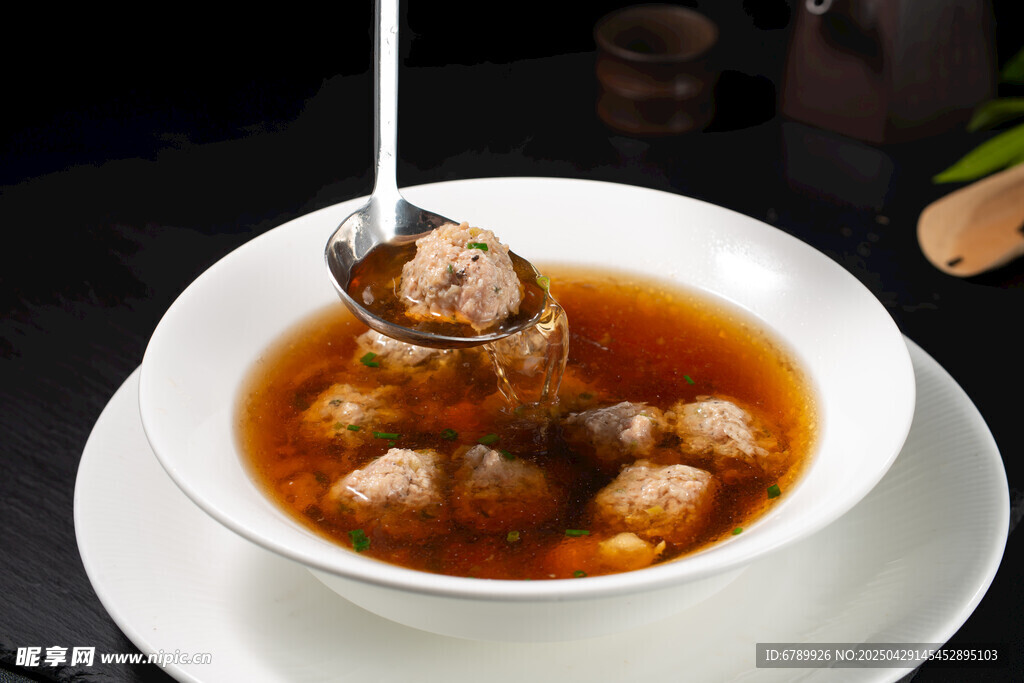 豆花肉丸汤