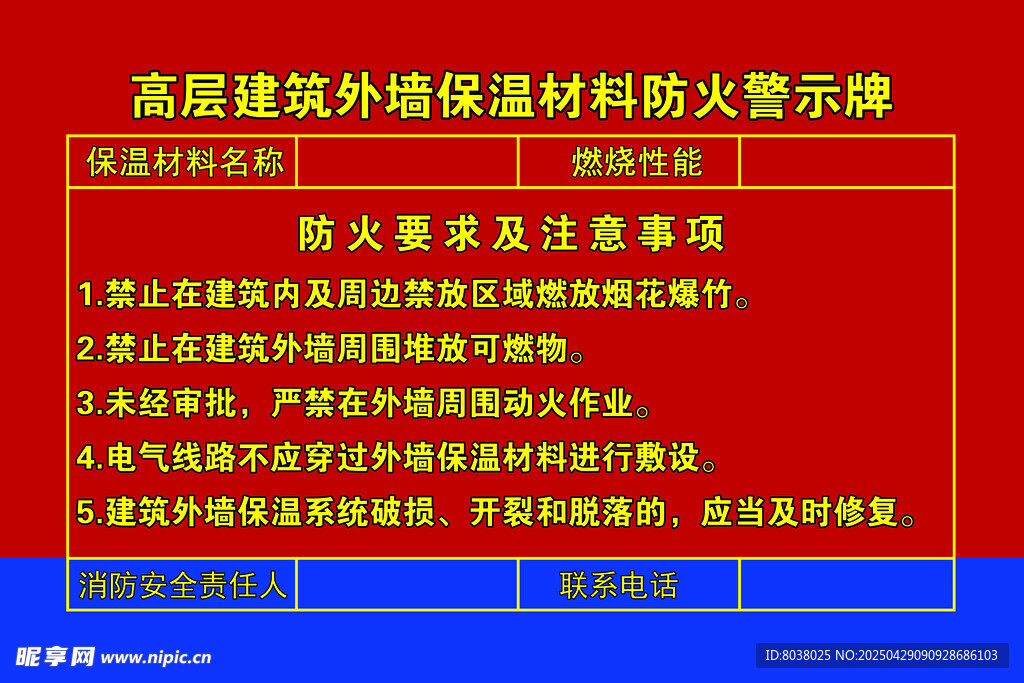 高层建筑外墙保温材料防火要求