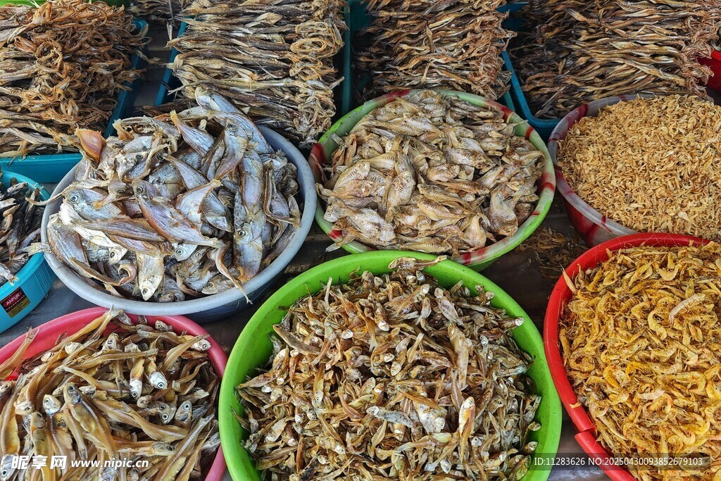 多样干货摆卖