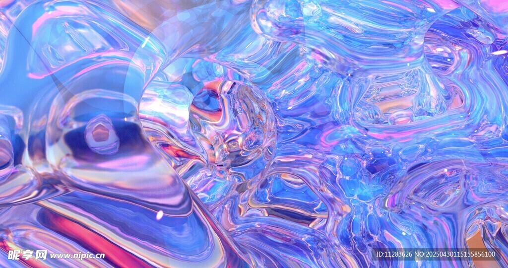 梦幻炫彩机器人艺术画面