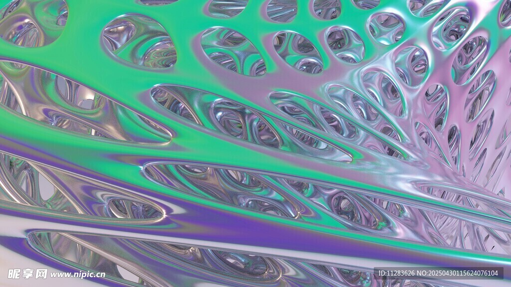 梦幻炫彩抽象纹理图案