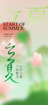 二十四节气 立夏海报
