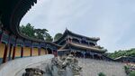 大香山寺庭院回廊 古建庭院风景