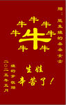生娃锦旗排版