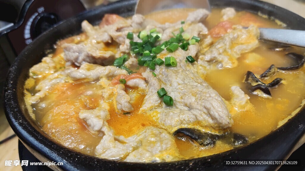 番茄肉片汤