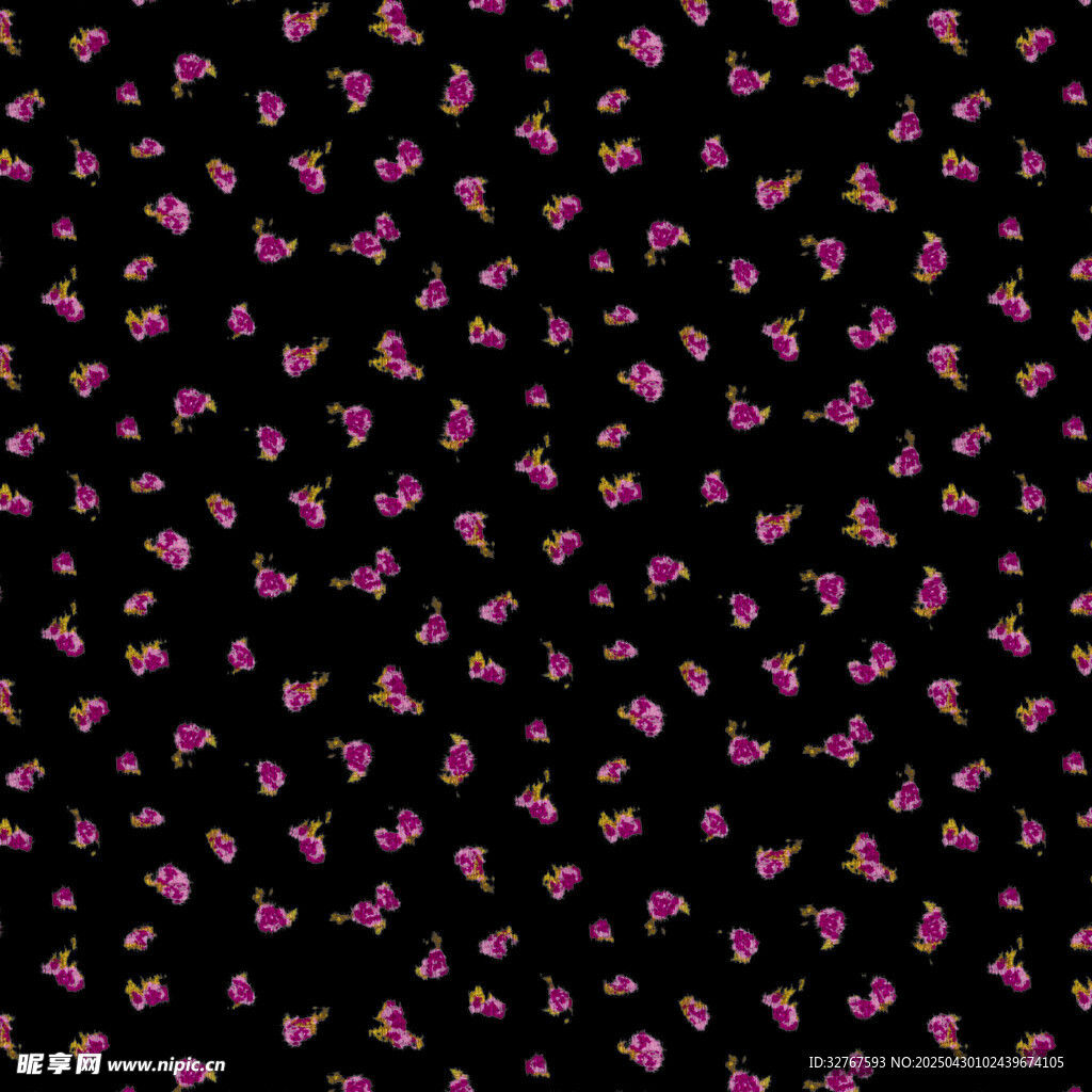 粉色碎花