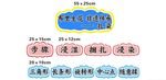 扎染教学板书标识牌