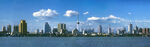 城市天际线 临水壮丽景观