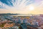 城市日出全景风光