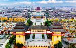 俯瞰壮丽中式古建筑景观