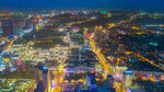 城市璀璨夜景俯瞰图