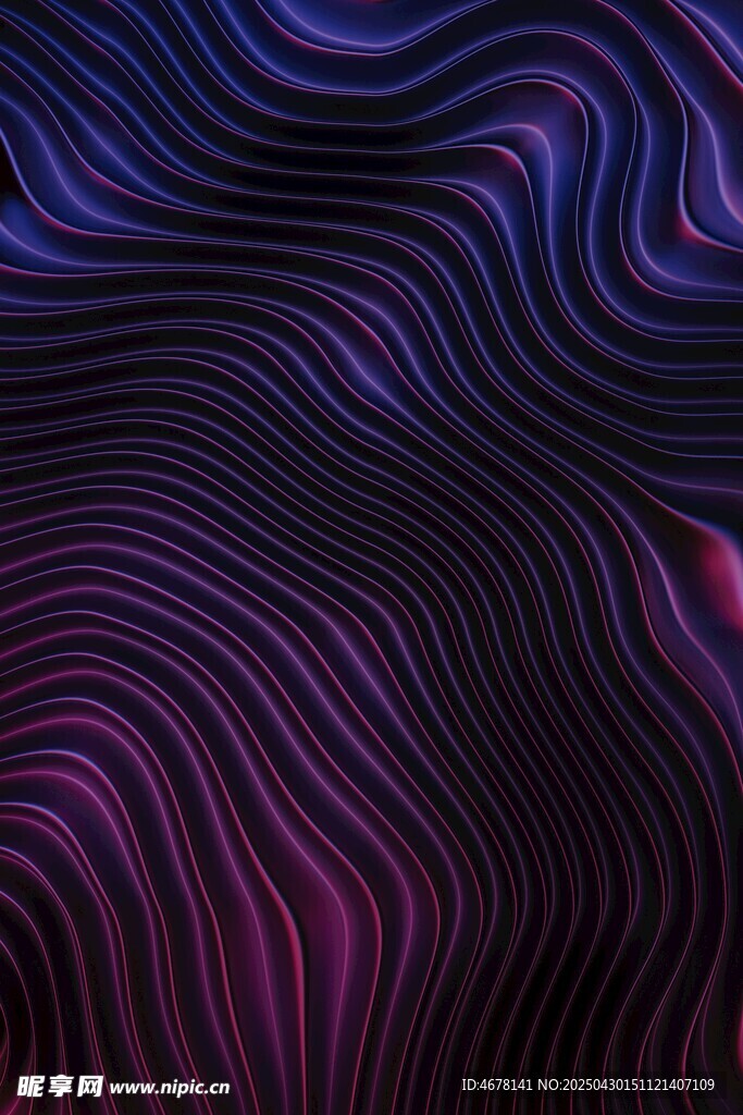 梦幻紫蓝渐变波纹纹理