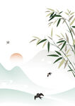 水墨山水间的悠然景致