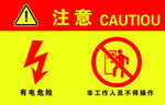 高压危险禁止操作警示牌