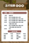 足疗店价目表