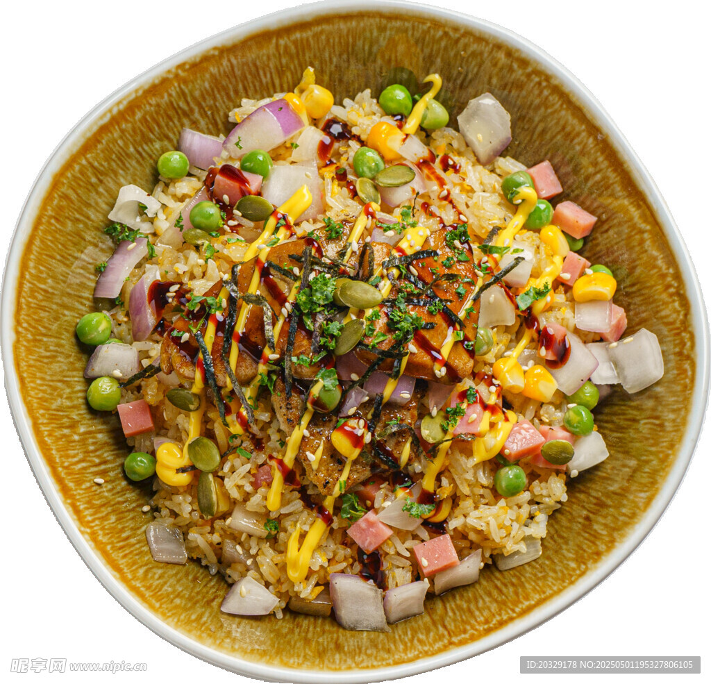 美味缤纷炒饭诱人呈现