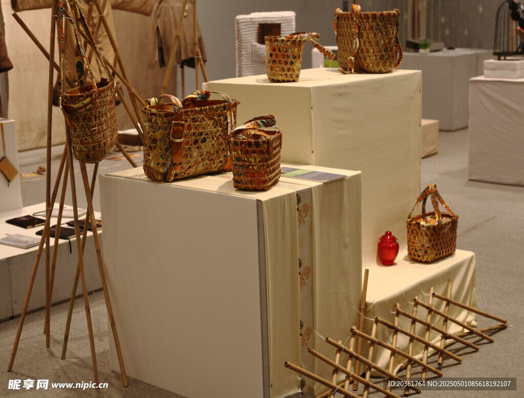 精美手工编织品展示