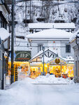 雪中小镇