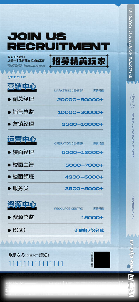 营销部招聘