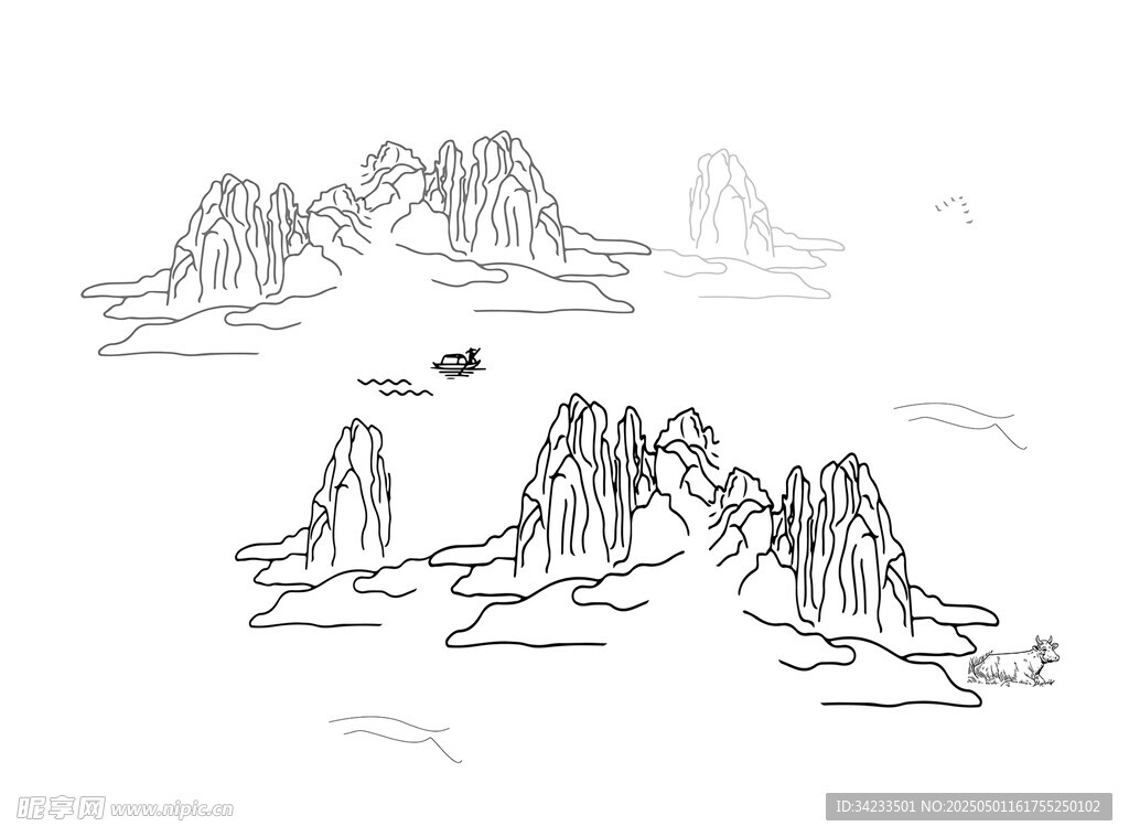 水墨山水