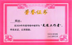 荣誉证书模板