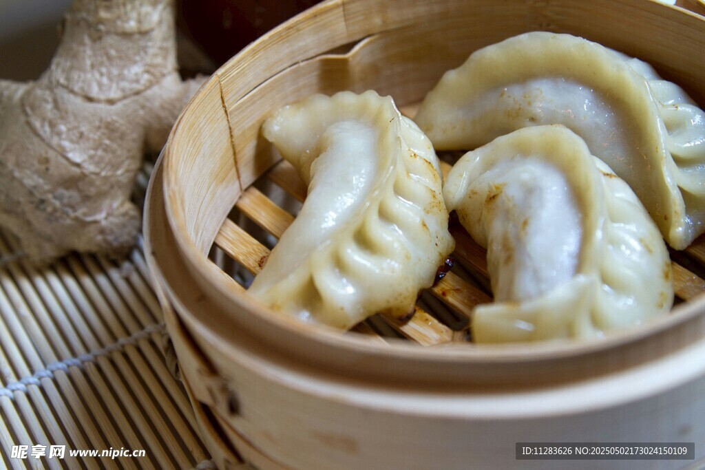 竹笼蒸饺