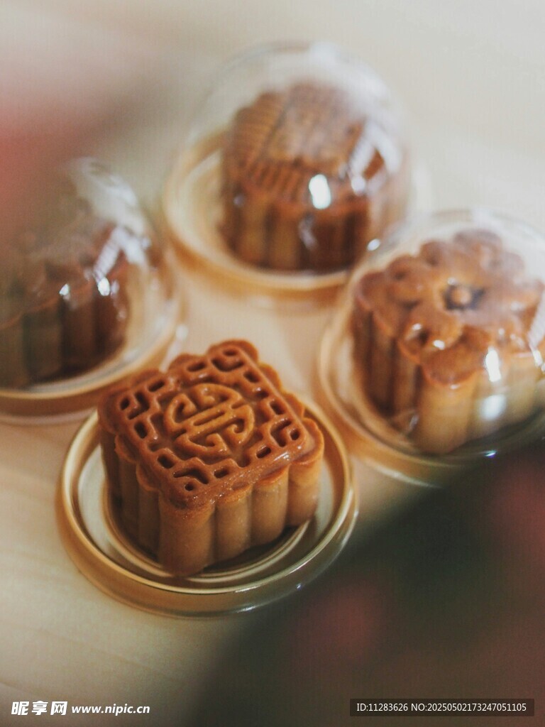 精致月饼展示