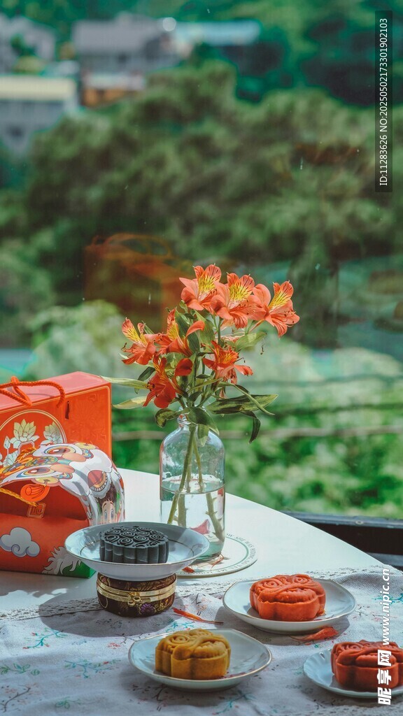 户外精致下午茶场景