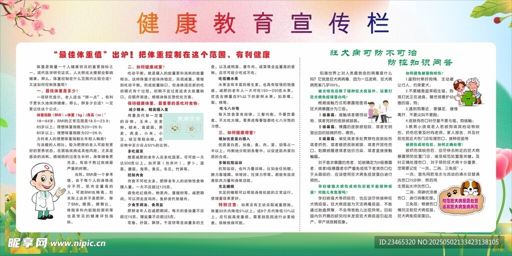 健康教育宣传栏