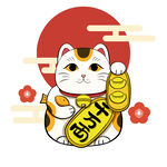 招财猫插画