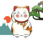 招财猫卡通形象